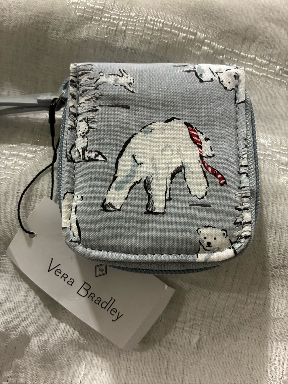 NWT Vera Bradley Travel Contact Case in Beary Merry